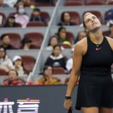 Fin de série pour Aryna Sabalenka en Chine. KEYSTONE/EPA/ANDRES MARTINEZ CASARES